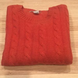 Evelyn Grace cashmere sweater in orange